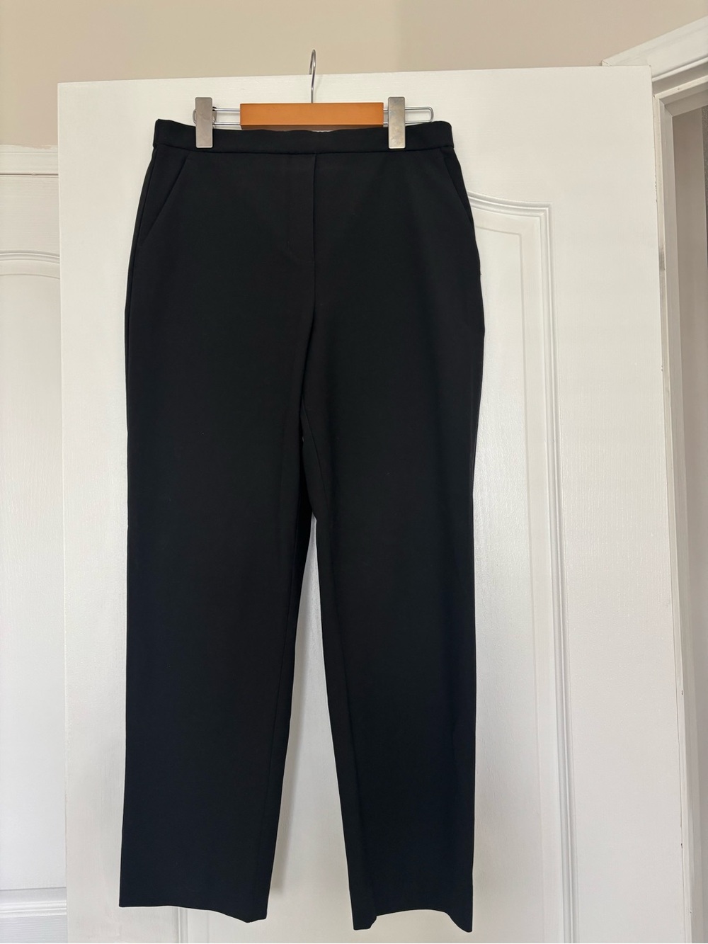 Kit & Ace Women's Black Straight-Leg Work Pants